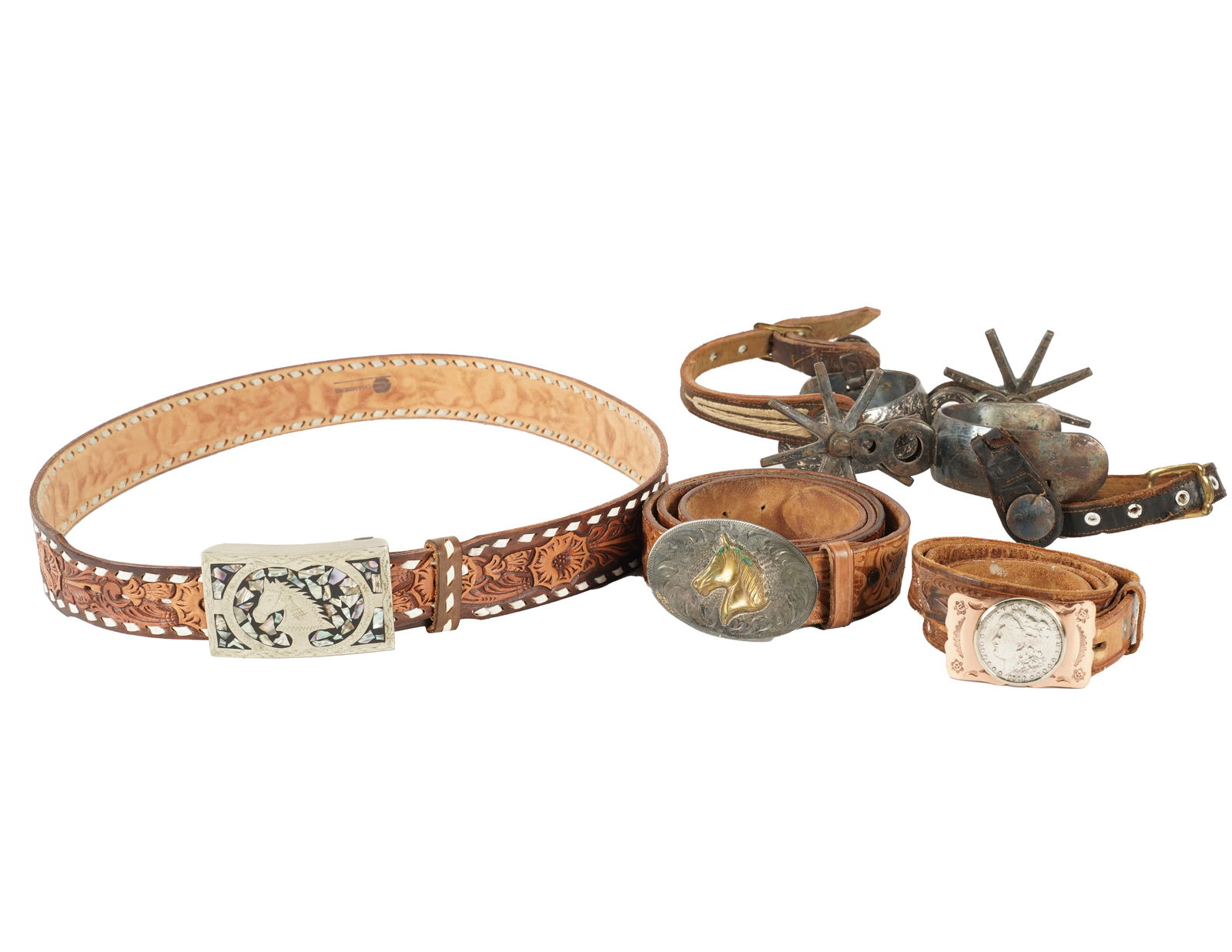 Three Western Belts and a Pair of Spurs (1 of 10)