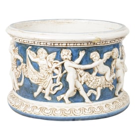 A Large Italian Maiolica Planter