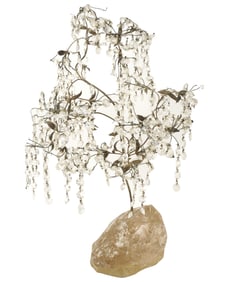 A Rock Crystal Beaded Sculpture