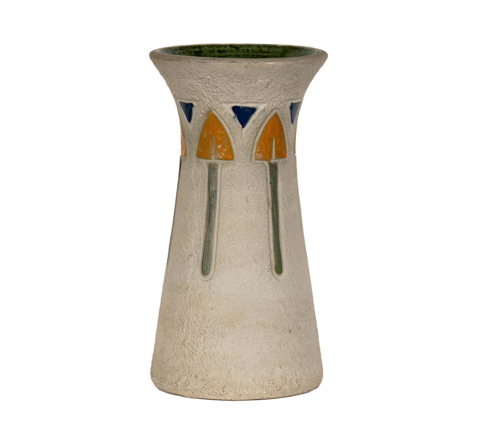 A Large Roseville Mostique Art Pottery Vase (1 of 6)