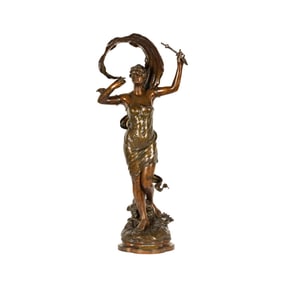 A Continental Sculpture: Fee Des Mers (Sea Nymph)
