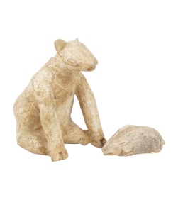 Two Archaic Pottery Animal Figures
