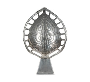 An Arthur Court Tortoise Shell-Form Table Lamp