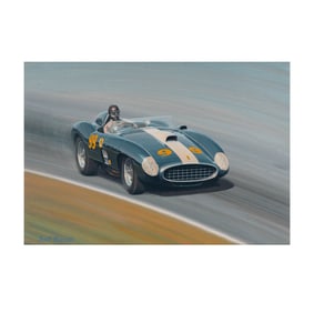Bob Rector, American 20th century, Ferrari 410 S