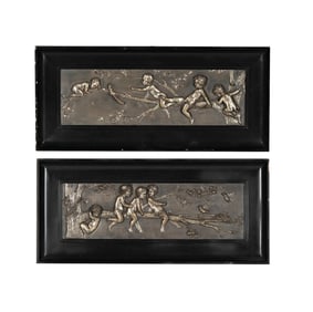 Helmuth Schievelkamp, 1849 - 1890, Two Relief Plaques