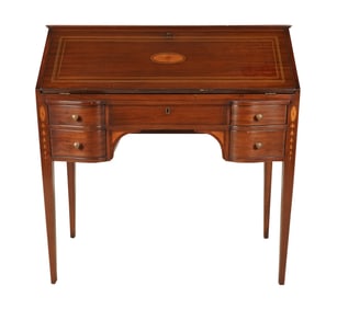 A Sheraton-Style Mahogany Desk