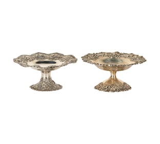Two American Sterling Compotes