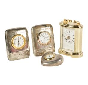 A Group of Desk Clocks