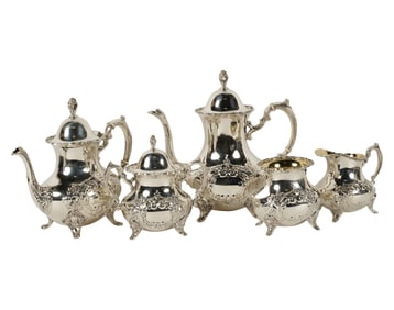 A Poole Sterling Tea Service