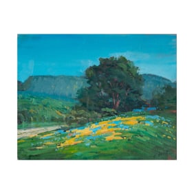 Felice Hrovat, 20th/21st century, California Poppy Landscape