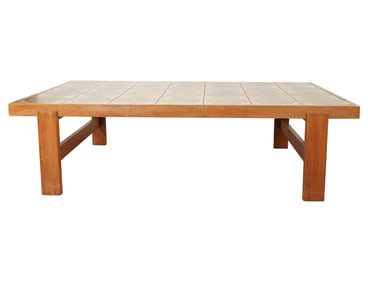 A Mid-Century Modern Tile-Top Coffee Table