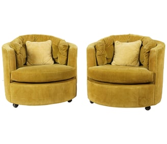 A Pair of Mid-Century Armchairs