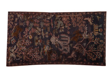 A Persian Tree of Life Rug 4'7" x 2'6"