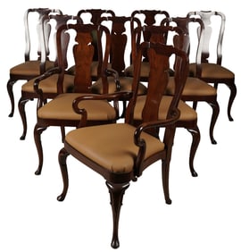 A Set of Georgian-Style Mahogany Dining Chairs