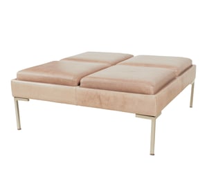 A Modernist Square Storage Ottoman