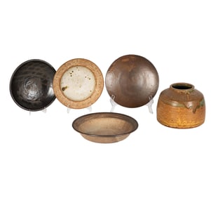 A Group of Studio Pottery