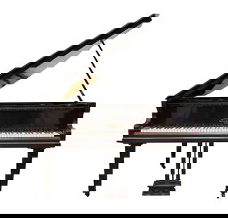 An English Baby Grand Piano: "The Claremont"; Murdoch, Murdoch, and Co.; serial no. 3596738 x 55 1/2 x 55 in. (96.5 x 141 x 139.7 cm.)Notes: This item does not qualify for in-house shipping. Please see our preferred shippers' lis