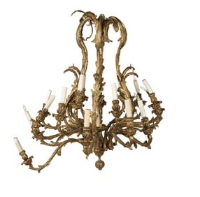 A Rococo-Style Chandelier