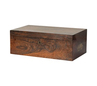 A Rosewood Campaign Lap Desk