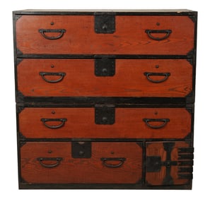 A Pair of Tansu Chests