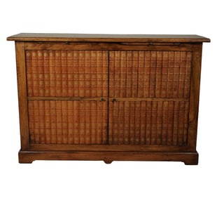 A Faux Bookshelf Cabinet