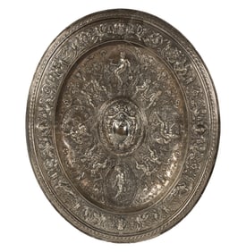 An Italian Silverplate Relief Plaque