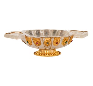 A Rock Crystal Fluted Bowl