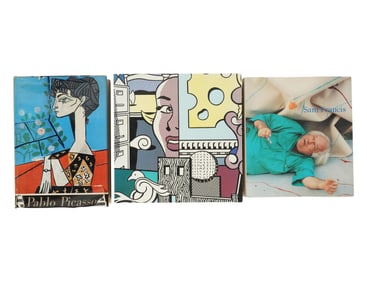 Three Art Books: Picasso, Lichtenstein, Francis