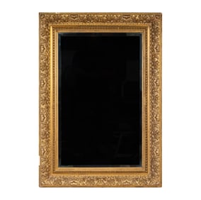A Carved Giltwood Wall Mirror