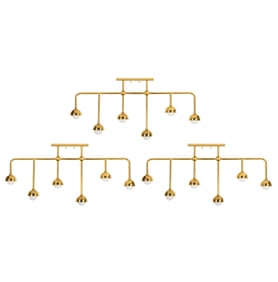 Three Mitchell Gold - Bob Williams Island Light Fixtures