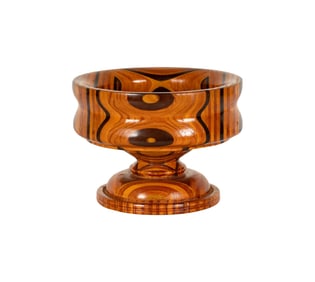 A Vintage Moderne Style Footed Nut Bowl