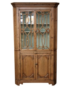 A Pine Corner Cabinet