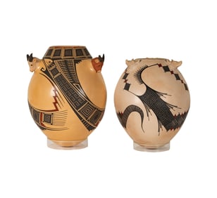 Two Mata Ortiz Pottery Vessels