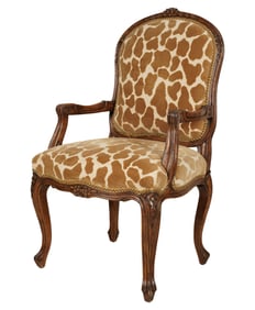A Rococo-Style Fauteuil