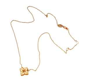 Roberto Coin 18 Karat Rose Gold and Diamond Pendant Necklace