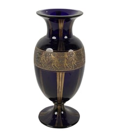 A Moser Gilt Glass Vase