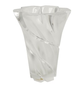 A Lalique Narcisse Glass Vase