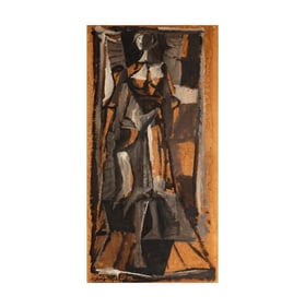 Keith Finch, American 1919-1993, Untitled (Abstract Figure)