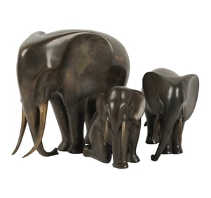 Loet Vanderveen, 1921-2015, Three Works (Elephants)