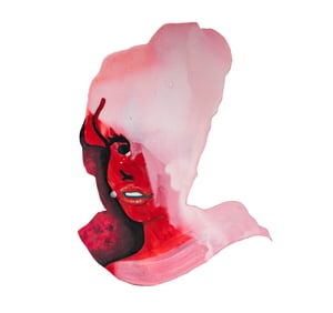 Becky Kolsrud, 20th/21st century, Double Portrait (White Teeth)