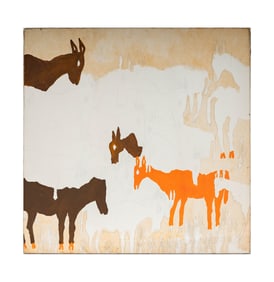 Late 20th Century: Untitled (Horses)