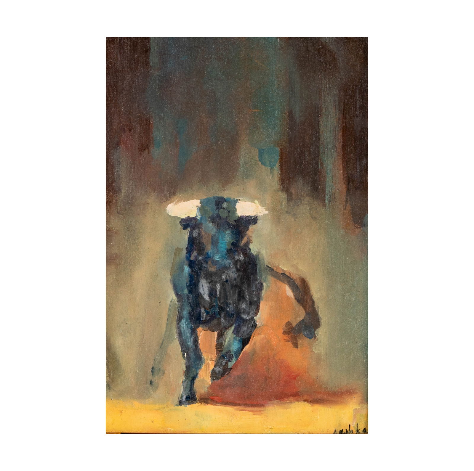 Fanny Nushka Moreaux, B. 1983, Untitled (Bull) (1 of 9)