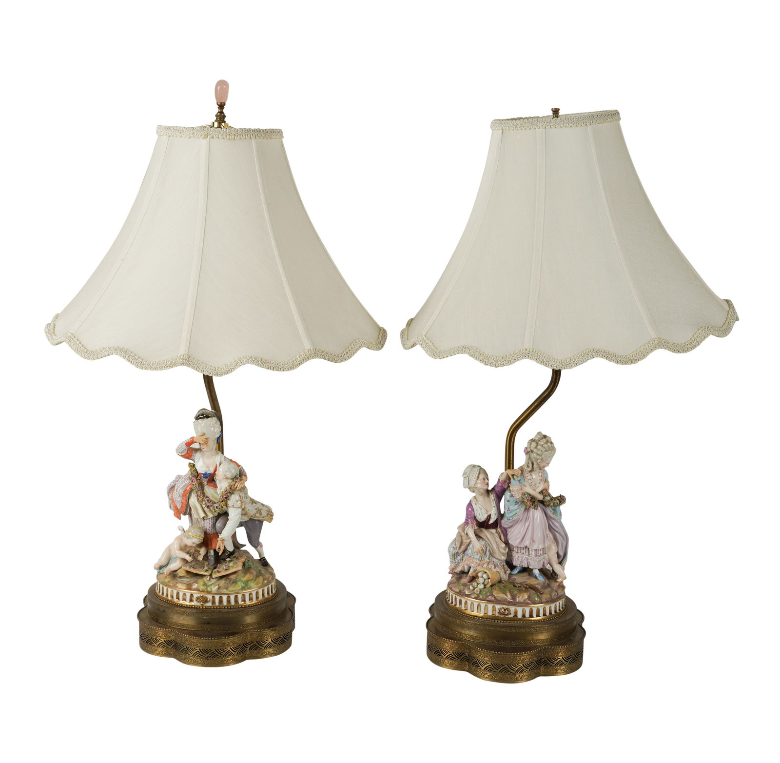 Two Porcelain Figural Groups (1 of 12)