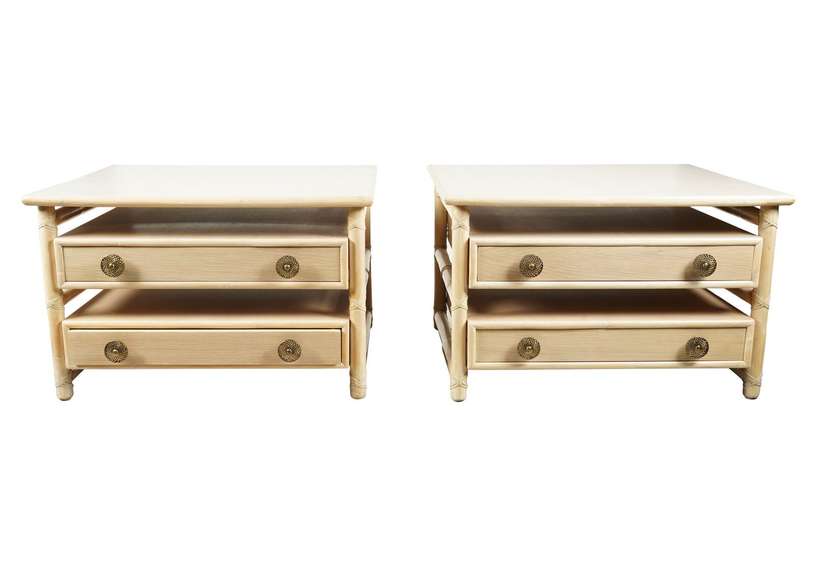 A Pair of McGuire End Tables (1 of 10)