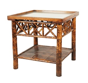 A Bamboo Square Table