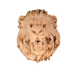 A Carved Stone Fountain Head