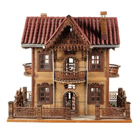 A Folk Art Model of a House