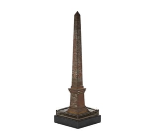 A Souvenir Model of an The Luxor Obelisk
