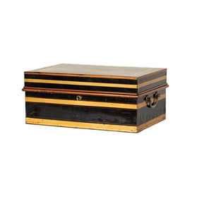 A Vintage Gent's Travel Desk / Box