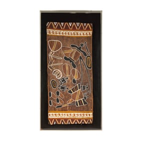 An Aboriginal Bark Painting